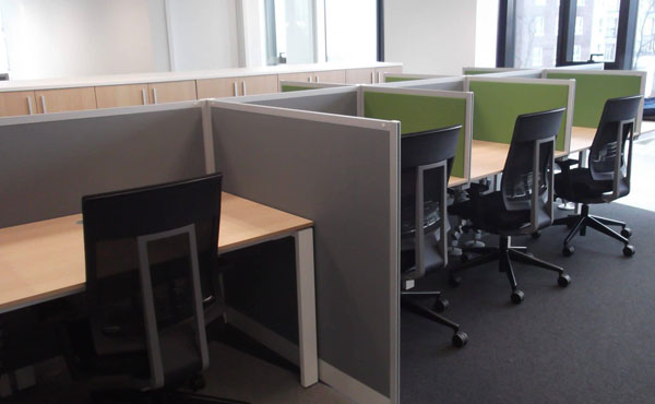 Przegrody MA-ST-100/117 i wiszące MA-PT-140/52, kolor Note 2861 i 1476