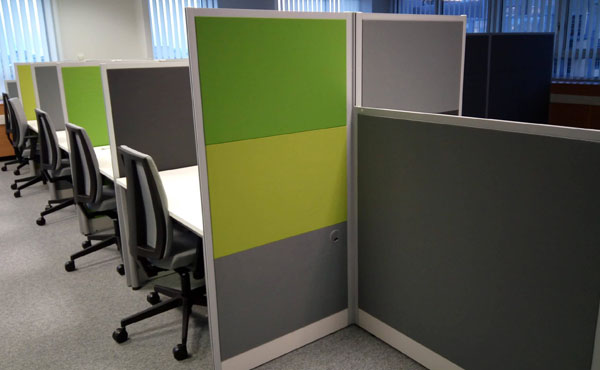 Przegrody MA-ST-80/140 i wysoka MA-ST-80/195, różnokolorowe